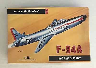 Hobby Craft 1/48 F-94A Starfire Jet Night Fighter Plastic Model Kit HC1597 NIOB • $30