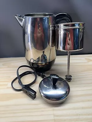 Farberware Superfast 8 Cup Electric Coffee Percolator Model FCP 280 Very Clean! • $29.95