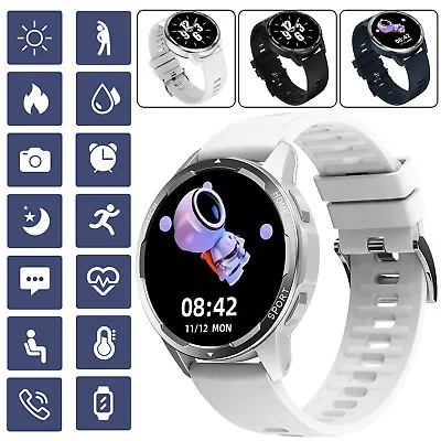 $29.95 • Buy Smart Watch Waterproof Heart Rate Sports Blood Pressure Fitness O2 Sleep Tracker