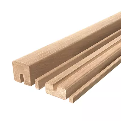 £198.99 • Buy White Oak Icon Handrail & Baserail Set For Glass Panel 8mm & 10mm