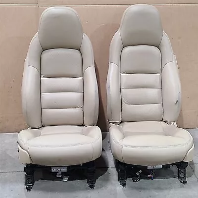 06-07 Corvette C6 Seats Sport Seat Set Light Cashmere See Note Aa7153 • $521.55