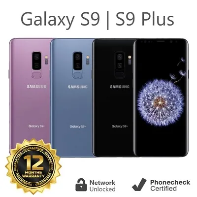 Samsung Galaxy S9 & S9+ Plus 64GB | 128GB | 256GB - Unlocked - Excellent • $134.95