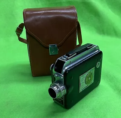 Vintage Cine-Kodak Magazine 8 8mm Movie Camera Model 90 Leather Case Made In USA • $19.95