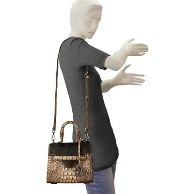 Raviani Mini Satchel Ladies Handle Bag In Calfskin Leather • $62.30