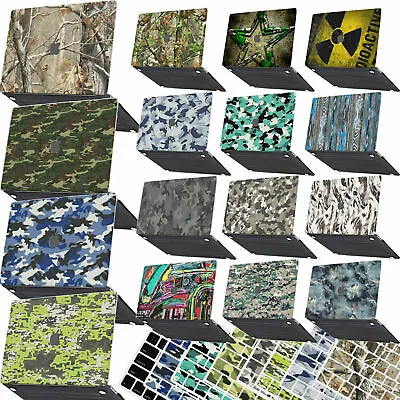 Millitary Camo Rubberized Hard Case KB Cover For Macbook Pro Air Retina /Touch • $13.49