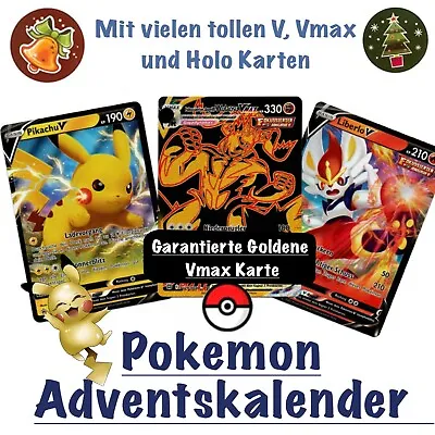 £36.13 • Buy Pokemon Cards Advent Calendar - 24 Cards & Surprises, Golden Vmax, V, GX