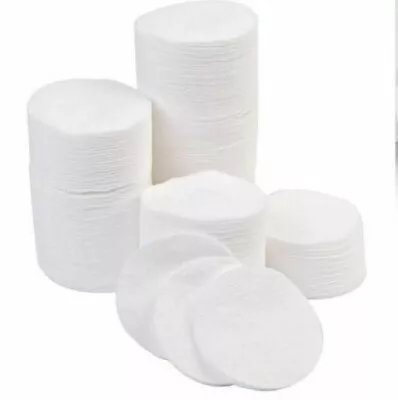 Cotton Wool Round Face Pads Make Up Nail Polish Remover Soft Lint Free UK X 60 • £2.79