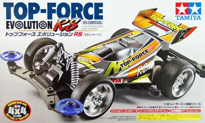 Tamiya 1/32 Racer MINI 4WD Series No76 TOP-FORCE EVOLUTION RS (VS CHASSIS) 18076 • $39.99