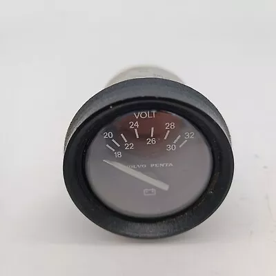 Volvo Penta Voltmeter Gauge 18 - 32V  873573 VDO N 02 410 109 N02410109 • $169