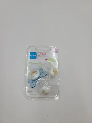 MAM Mini Air Pacifier 3PK Collection Baby Girl Skin Soft Silicone Pacifiers A152 • $9.99