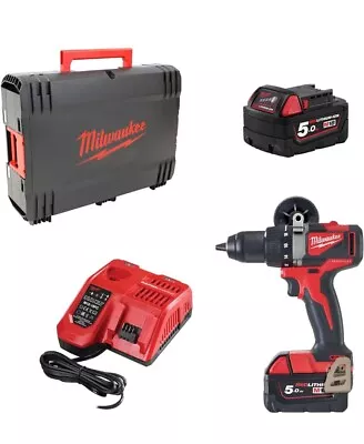 Milwaukee M18BLPD2502X 18V Cordless Drill Set - 2 Batteries - BRAND NEW✅ EU PLUG • £199.95