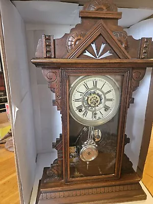 Antique Kitchen Clock Waterbury Mantle/shelf • $100