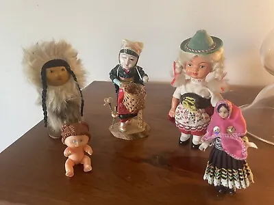 Lot Of Vintage Souvenir Dolls • $9.99
