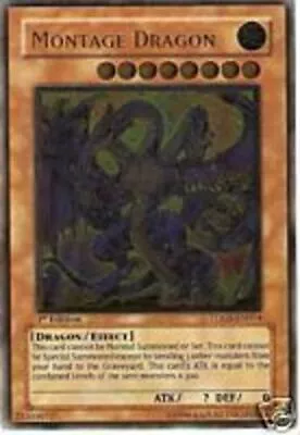 Yugioh! LP Montage Dragon - TDGS-EN014 - Ultimate Rare - Unlimited Edition Light • $10.47