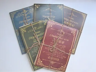 Background Paper Vintage Sheets Book 5 ThemesScrapbooking JournalPaper Crafts • £7.99