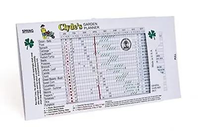 Clyde's Garden Planner - Clyde's Vegetable Planting Slide Chart   • $11.30