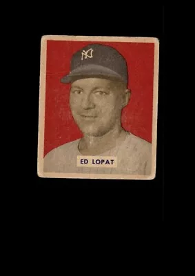 1949 Bowman Set-Break #229 Ed Lopat LOW GRADE (crease) *GMCARDS* • $0.79