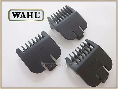 New Genuine Wahl OEM 3 Piece Beard Stubble Trimmer Guide Comb Set 9888L 9854L • $6.97