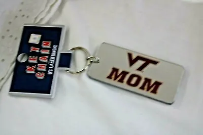 NCAA*VT MOM KEY RING *Laser Magic Virginia Tech Dad  To Fans HOKIES Gifts NWT • $4.50