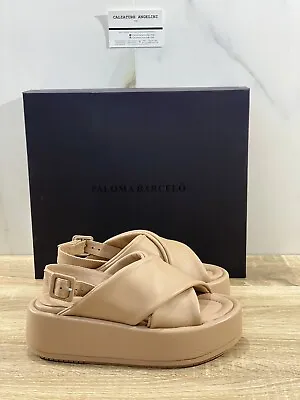 $122.36 • Buy Paloma Barcelo’ Women's Sandal Barbra Leather Hazelnut 36