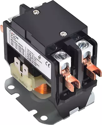 2 Pole Air Conditioner Contactor 40 Amp 24VAC CoilCondenser Contactor Co • $17.74