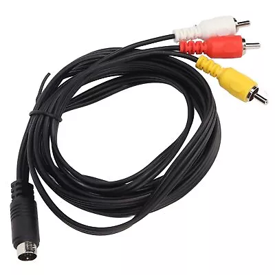 3 RCA Plug To 9 Pin Mini DIN Plug Extension Cable 9 Pin DIN Male To 3 RCA Ma... • $13.05