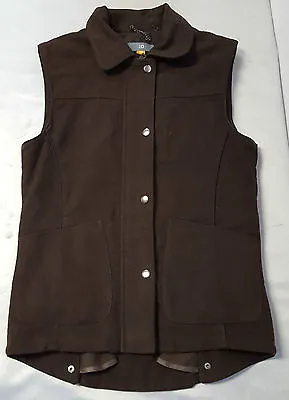 Jack Orton Ladies Brown Moleskin Gilet Size 10 • £69.99