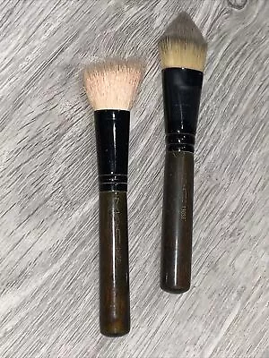 Lot MAC Cosmetics Travel Size Brush Foundation Blush Blending 190SE 163SE • $39.99