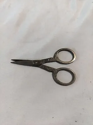 Vintage Embroidery Sewing Scissors Stamped Design • $7.50