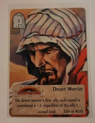 TSR Spellfire CCG 1st Ed. DESERT WARRIOR Card #326 Of 400 Dark Sun • $5.95