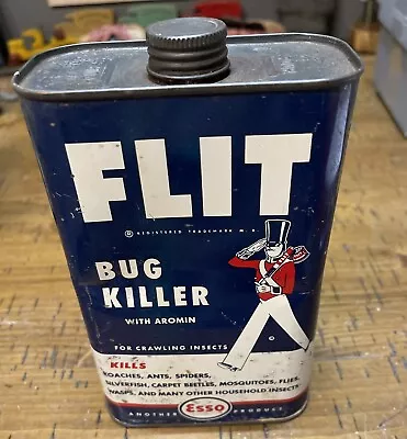 ESSO Flit Bug Killer Qt Can Vintage. • $20