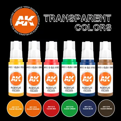 £15 • Buy AK Interactive 3rd Gen Acrylic Paint Sets Choose Your Set Of 6 Paints