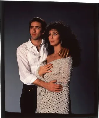 Moonstruck 1987 Cher Nicolas Cage Photo Shoot Original 2.25 X 2.25 Transparency • $49.99