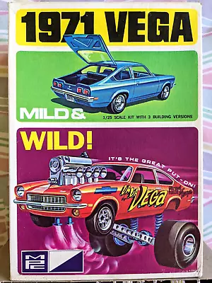 Super Rare! *original Vintage Mpc  Mild & Wild  1971 Chevy Vega Kit **complete! • $475