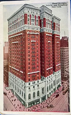 New York City NY “Hotel McAlpin“ Postcard New York 14th And Broadway • $5.95