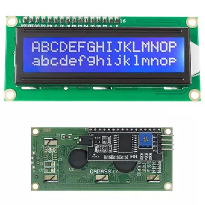 1602 BLUE LCD 16x2 HD44780 With IIC I2C Serial Interface Adapter Module Display • $4.48