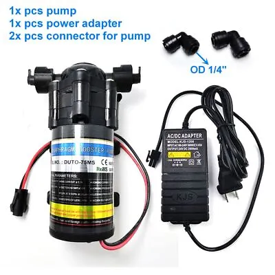 Automatic Garden Sprayer Misting DC 24V Micro Diaphragm Booster Pump 75GPD • $72.79