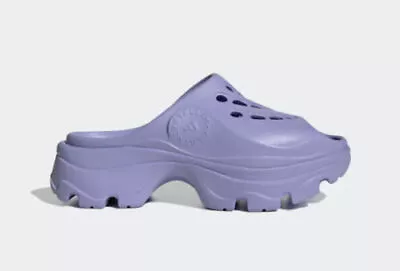 Adidas Stella McCartney ASMC Clogs Women's Casual Slip On Sandals Purple GW2048 • $40.73