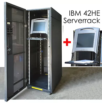 19   48cm Server Tower IBM RS6000 + Monitor Dell PowerEdge Rack Console 15FP SS9 • £889.78