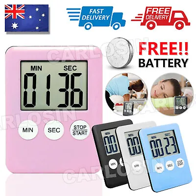 Magnetic Kitchen LCD Digital Timer Countdown Count Down 99 Minute Electronic Egg • $4.65