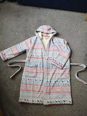 Joules Idlewhile Ladies L/XL Tea & Crumpets Fairisle Dressing Gown Idle While • £4.95