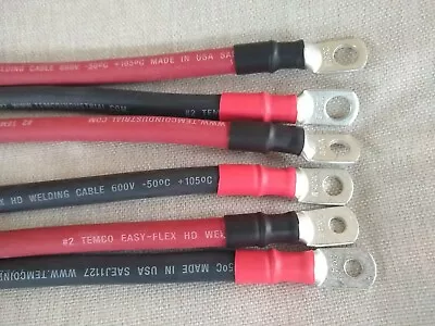 $14.30 • Buy 2 AWG Gauge Battery Cable Power Wire Car, Marine, Inverter, RV, Solar
