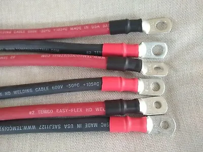 2 AWG Gauge Battery Cable Power Wire Car Marine Inverter RV Solar • $14.30