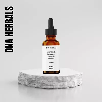 DNA HERBALS - Milk Thistle & Turmeric & Astragalus Tincture - 100ml • £16.81