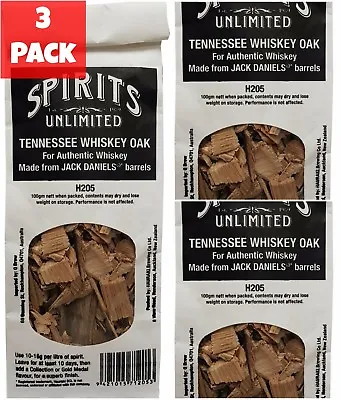 Spirits Unlimited Jack Daniels Tennessee Chips 100 Gram - 3 PACK • $41.50