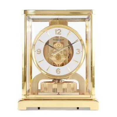 Table Clock Jaeger-LeCoultre ATMOS Perpetual Clock Operation Confirmed From Japa • $2399.99