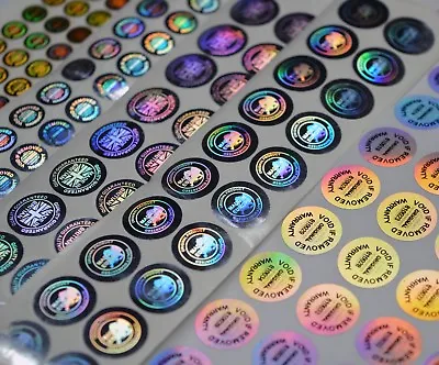 Hologram Warranty Stickers Tamper Proof Labels Security Seal Void Sticker    • £4.25