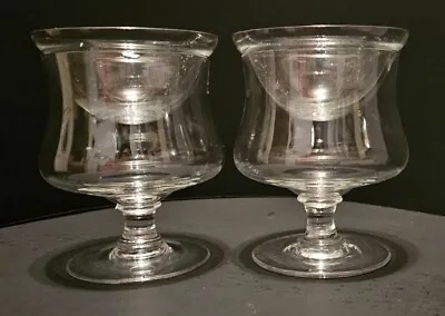 Vtg Shrimp Seafood Cocktail Glasses Chillers With Liners. • $30