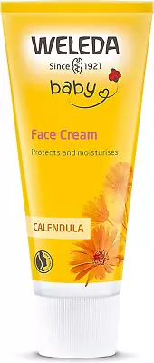 Calendula Baby Face Cream Moisturising Daily Skin Care For Delicate Baby - 50Ml • £8.99