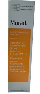 Murad Essential-C Day Moisture Broad Shield SPF 30 -1.7 Oz New In Box Exp 4-2025 • $25.95